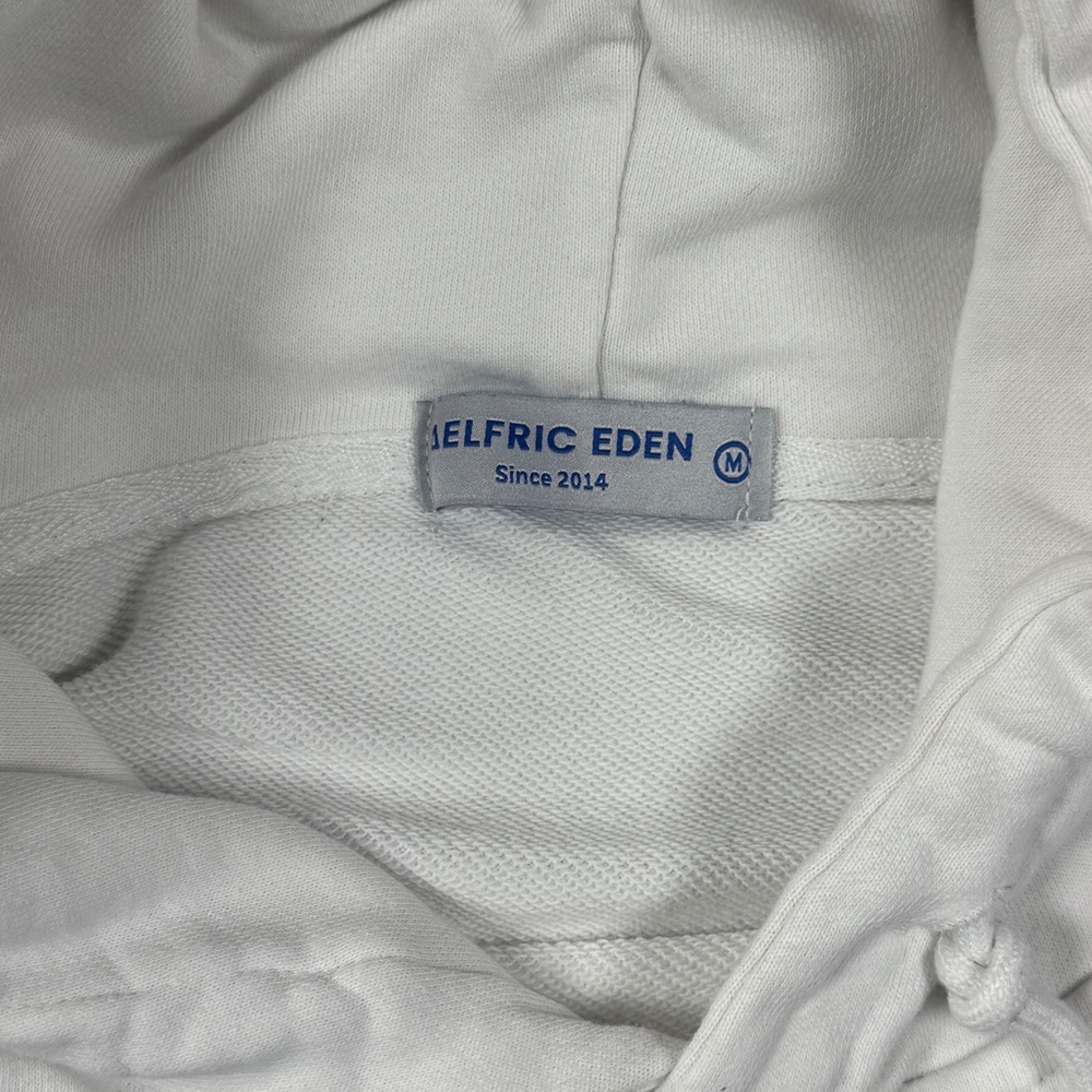 Aelfric Eden Womens Hoodie Size M White Heart Graphic Oversized Boxy Streetwear - Picture 5 of 8